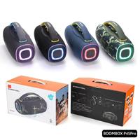 Haut-parleur portable avec subwoofer, entrées USB et AUX, mode EQ, système stéréo TWS, double diaphragme, éclairage RGB pour 5.4 IPX6