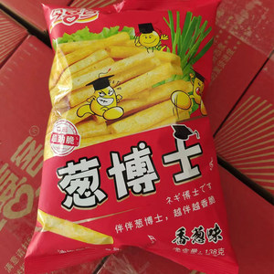 Paquete de 138g de Tiras Crujientes de Cebolla Aromática, Bocadillo Frito Ligeramente Salado para la Oficina, el Cine y el Té de la Tarde - Product Image 3