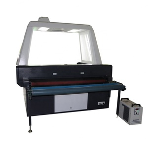 Automatic Big Vision High-Speed 100W CO2 Laser Cutting Machine for AI BMP PLT Digital Print Textile - Product Image 1