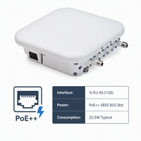 Estación Base 4G LTE para Exteriores, Célula Pequeña, 2x500mW ENodeB, Banda 8 900MHz, Antena Integrada de 10.5dBi, Alimentación PoE++