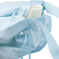 Sac bandoulière léger pour femme avec fermeture à cordon, logo personnalisé, sac à bandoulière avec fenêtre transparente pour les trajets quotidiens