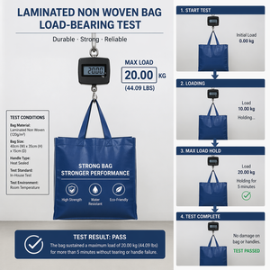 <span class=keywords><strong>Bolsa</strong></span> de tela no tejida promocional personalizada de fábrica con logo impreso, <span class=keywords><strong>bolsa</strong></span> de compras reutilizable laminada de tela no tejida. - Product Image 2