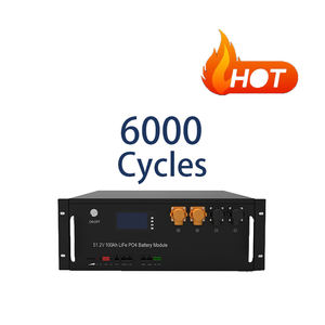 Paquetes de baterías de módulo de control inteligente de rejilla híbrida de 48V con batería montada en rack de alto voltaje LiFePO4 personalizada - Product Image 2