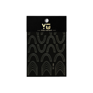 Hollow pháp làm móng tay lời khuyên Airbrush Stencil cho móng tay nhựa DIY Nail Art trang trí DIY Nail Thiết kế mẫu - Product Image 5