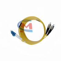 Câble de raccordement en fibre optique monomode duplex LC-FC 1M disponible, faible perte d'insertion et hautes performances de perte de retour