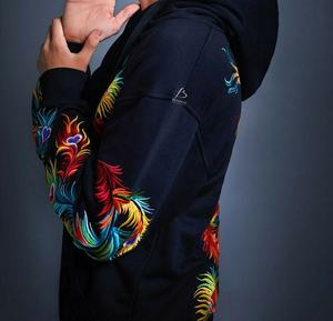 Sudaderas con capucha y estampado de pantalla para hombre y mujer, servicio OEM, venta al por mayor, alta calidad - Product Image 6