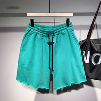 Shorts Bermuda décontractés pour hommes de haute qualité, design personnalisé, taille mi-haute élastique, uni, respirant, polyester/coton, poche, shorts d'été