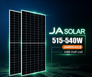 แผงโซลาร์เซลล์ JA รุ่น JAM60D42 LB 515-540W กำลังไฟ 540 วัตต์ แบบโมโนคริสตัลไลน์ซิลิคอน สำหรับกระจกสองชั้น ประสิทธิภาพ 23.1% เหมาะสำหรับฟาร์ม ธุรกิจ และบ้านพักอาศัย - Product Image 1
