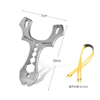 Outil multifonctionnel en titane EDC, clé hexagonale personnalisée OEM ODM, barre de levier, cadre de lance-pierre pour loisirs de plein air, outil portable de camping