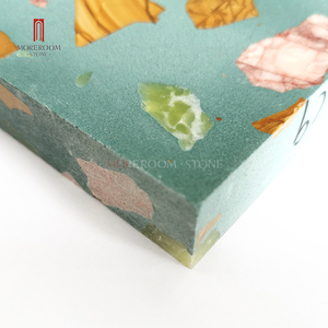 Căn Hộ Cao Cấp Thiết Kế Nội Thất Màu Xanh Lá Cây Terrazzo Gạch Countertop - Product Image 3