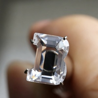 Zircons cubiques en vrac de l'alphabet A à G, 6*9*2mm, pour la fabrication de bijoux, haute qualité, directement de l'usine, MOQ 25 pièces pour chaque lettre de l'alphabet
