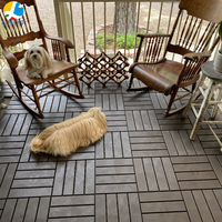 Tapis de sol en plastique perforé, 6 pièces, carreaux l'intérieur, feuille de sol en plastique pour verrouillage, base en plastique