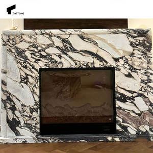 गर्म विला रहने वाले कमरे के लिए टोस्टोन शानदार प्राकृतिक कैलाटा वायला संगमरमर के पत्थर के मैटल वातावरण - Product Image 3