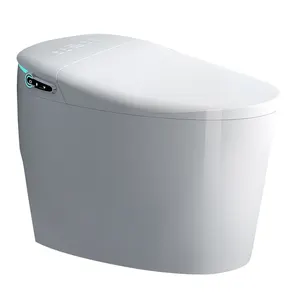 Doppel-Spülung Toilette mit intelligenter intelligenter Bidet-Sitz und drahtloser Fernbedienung Stuhl-Höhe automatische Spülung, automatisches Öffnen und Schließen