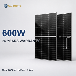 Panneaux solaires monocristallins Topcon N-Type 590W/600W à prix d'usine pour la production d'énergie – Modules photovoltaïques de haute qualité - Product Image 3