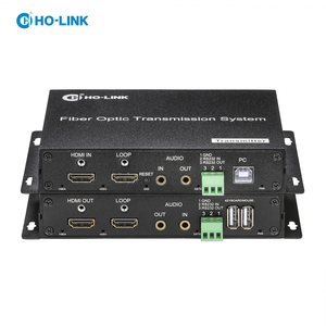 Transceptor Extensor Óptico USB, Transceptor de Audio y Vídeo HD, Fibra Óptica, Transferir con Teclado KVM, Ratón, Transmisión, 20km, 1 Par - Product Image 3