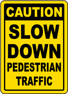 Warehouse Forklift Traffic Safety <strong>Sign</strong> Heavy Duty Warning <strong>Sign</strong> Board OSHA Compliant Honk Horn and Look Both <strong>Ways</strong> <strong>Sign</strong> - Product Image 3