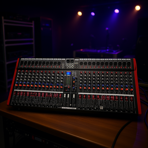 Mezclador de consola de audio profesional para DJ de 24 canales, PA, Karaoke analógico, canto, música, Podcast, Bluetooth, PC, consola de grabación de Audio - Product Image 2