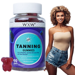 Gommes de bronzage personnalisées promotionnelles supplément de bonbons gommeux beauté diététique bonbons au collagène pour la peau - Product Image 1