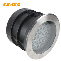 Extérieur IP67 Blanc Chaud 3000K Rond Décoratif Encastré Au Sol Réglable Uplight 18 Watt 36W LED Inground Lampadaire