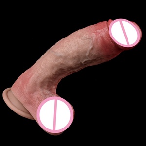 7.68 Inch Double Layer Silicone <b>Dildo</b> for Men Realistic Penis Women Masturbator Skin Feeling Sex Toy - Product Image 5