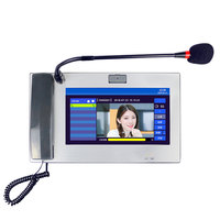 Sistema de intercomunicación de red IP Software Centro de llamadas Teléfono con llamada Sistema de micrófono de paginación VOIP Terminal de intercomunicación SIP