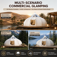 Tente de Glamping de Luxe pour Observation des Étoiles 4m 5m 6m, Abri de Camping Imperméable pour Utilisation Familiale en Extérieur