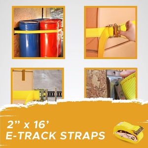 La courroie de rochet de voie de la cargaison E de camion ou de voiture attachent la courroie avec logistique pour Dry Van - Product Image 6