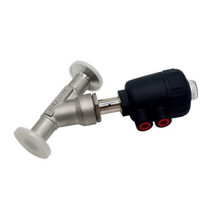 Válvula Angular JY2000 de 1/2 Pulgada, Acero Inoxidable 304/316, Sello de PTFE para Líquidos - Product Image 1
