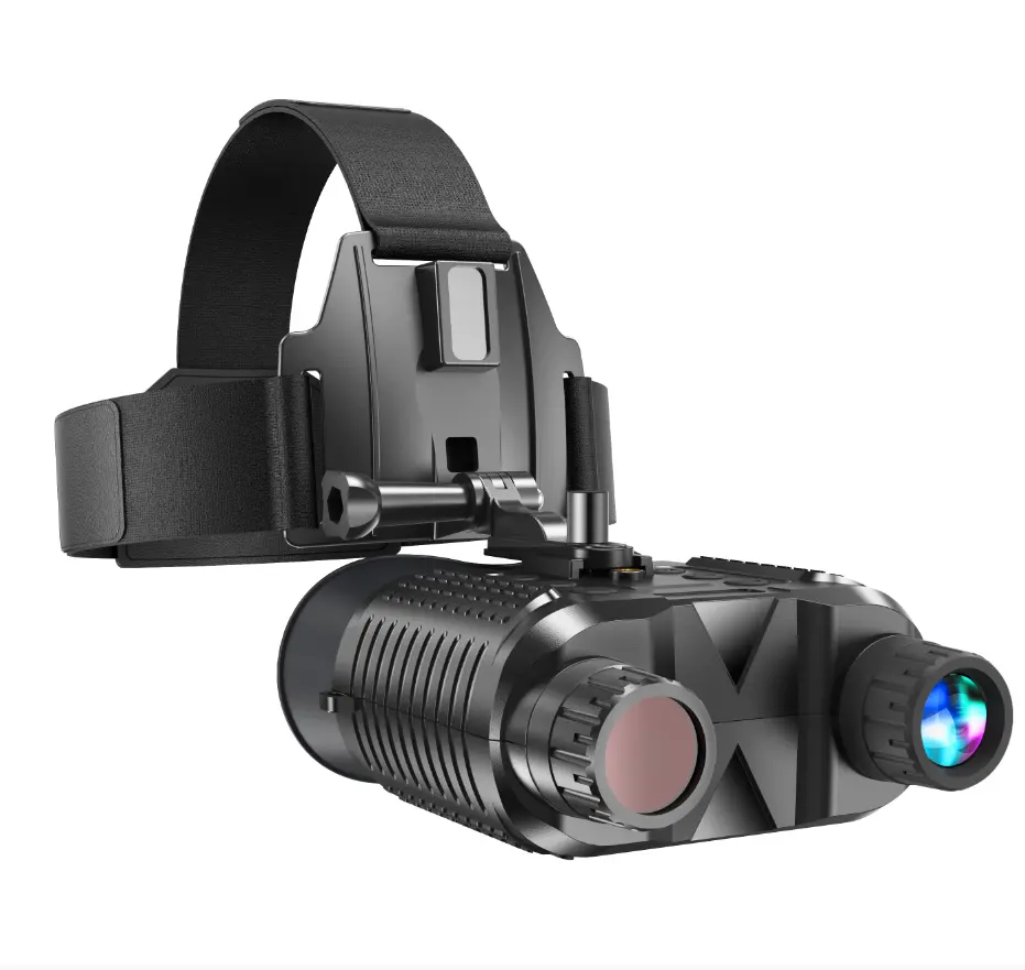 NV8160 Jumelles de vision nocturne rabattables télescope infrarouge rechargeable de qualité pour armes montées sur casque