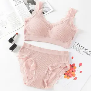 Comfortable Stylish deep v panties and bra Deals 