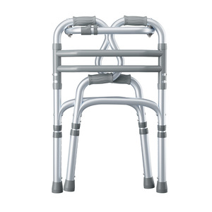 Walker orthopédique pliant en aluminium de vente chaude pour les fournitures de thérapie de réadaptation âgées - Product Image 5