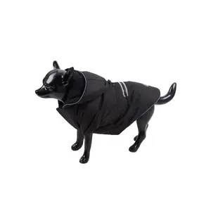 BlackDoggy Hoodie Anjing Tahan Air, Pakaian Hewan Peliharaan Bulu Hund Musim Dingin untuk Anak Anjing Chihuahua