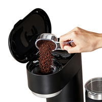 Machine à café automatique 4-en-1 pour usage domestique, avec fonction latte et café chaud glacé, mousseur à lait et gobelet isotherme, écran tactile numérique