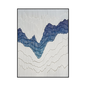 Inimalist ABI bstray all RT <span class=keywords><strong>3D</strong></span> ayered lue elief andscape ainting with lumluminum <span class=keywords><strong>para</strong></span> ntryway ecor - Product Image 6