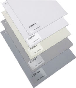 Persiana opaca de tela tejida, rollo de tela lavable, color negro - Product Image 2