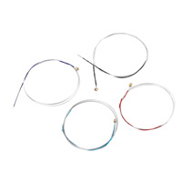 Cordes de remplacement pour violon, 4 pièces, cordes en acier inoxydable, accessoires professionnels pour instruments de violon