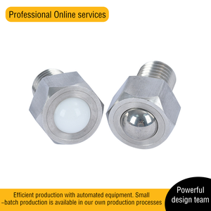 304 Thép Không Gỉ Bchl M5/M6/M8/M10/M12/M16/M20 Hex Bóng Chuyển Đoàn Kết Stud Bóng Chuyển Con Lăn Bánh Xe Mang - Product Image 6