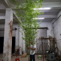 Plantes en pot de bambou artificielles d'arbre de bambou en plastique chinois pour la décoration extérieure d'intérieur