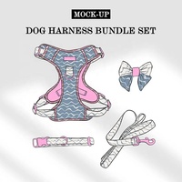 Harnais pour chien personnalisé, réglable, respirant, écologique, rembourré, de luxe, OEM, sur mesure, Sunraymascota