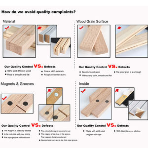 Colgador de Pósteres Magnético Resistente, Marco de Madera de Teca, Soporte de Pared de Madera Maciza para Impresiones, Obras de Arte y Lienzos - Product Image 5