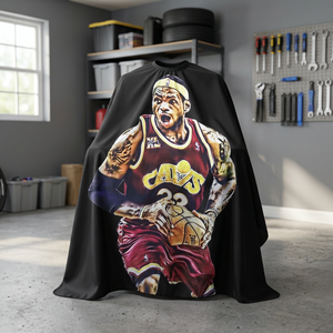 Capa de Corte de Pelo Personalizada Lebron - Poliéster Impermeable - Product Image 2