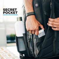 Sac à dos pour ordinateur portable extensible et antivol pour l'extérieur Sac pour étudiant Sac de voyage à main Sac à dos étanche pour ordinateur portable pour hommes d'affaires