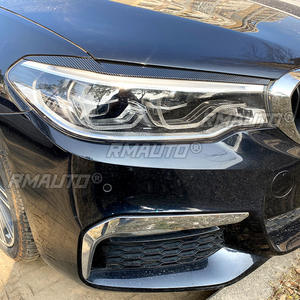 Accessoires de décoration de phares de voiture, type paupières/sourcils, pour BMW Série 5 G30 525i 530i 2017-2020 - Product Image 4