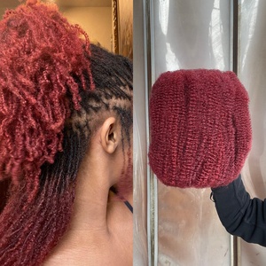 Nuove <span class=keywords><strong>Extension</strong></span> <span class=keywords><strong>per</strong></span> Trecce Micro Twist Senza Nodi in <span class=keywords><strong>Capelli</strong></span> Sintetici <span class=keywords><strong>Afro</strong></span> Kinky Bulk, 12 Pollici, 100 Grammi, Effetto Naturale <span class=keywords><strong>per</strong></span> Doppia Intreccia a Macchina - Product Image 2