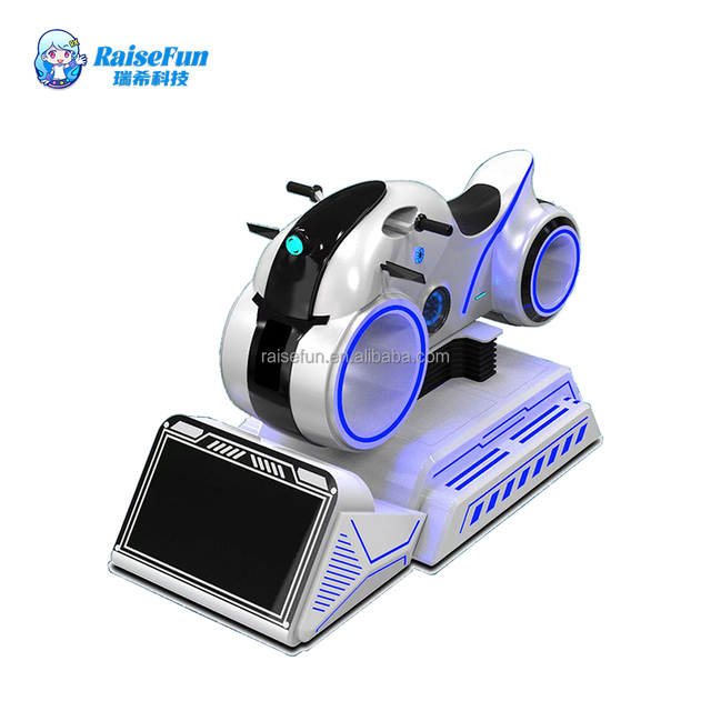 RaiseFun 9D motion VR Rracing Arcade Game Machine Suitable for Shopping Mall Indoor Playground and Commercial VR Arena Business