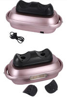 Masseur de pieds oscillant 70 °   Machine de vibration aérobie gauche-droite avec rouleaux de pieds détachables pour la circulation sanguine