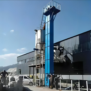 מעלית דליים עשויה נירוסטה עמידה מדגם TZ NE15, להרמת צמנט וסיד אנכית, מכונת הזנה עם מסוע שרשרת צלחות. - Product Image 3