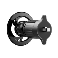Support magnétique pour téléphone de voiture N52, aimant puissant, réglable à 360°, fixation sur grille d'aération, support universel pour téléphone portable