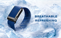 Bracelet de sport en nylon tressé noir avec cadre argenté pour WHOOP 5.0 / MG, sangle de remplacement respirante OEM ODM